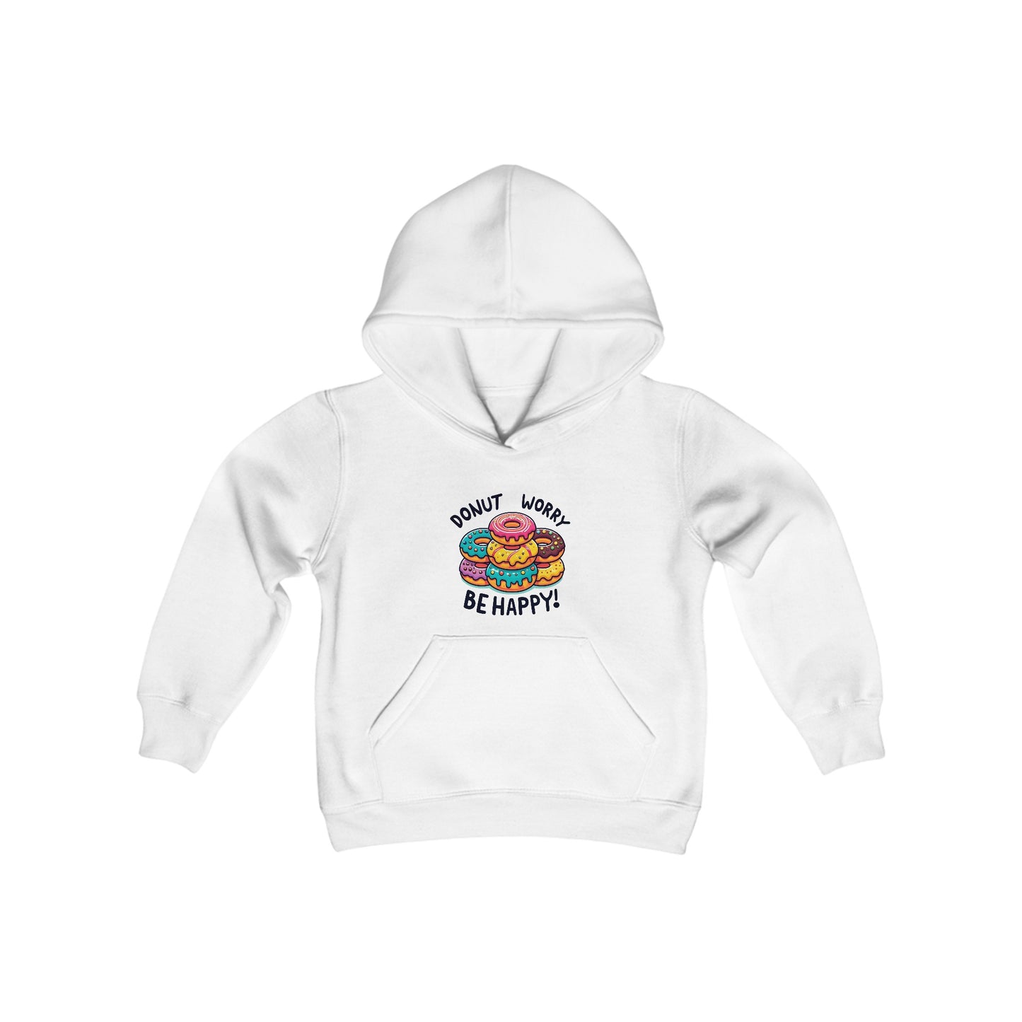 Donut Worry, Be Happy! Youth Hoodie