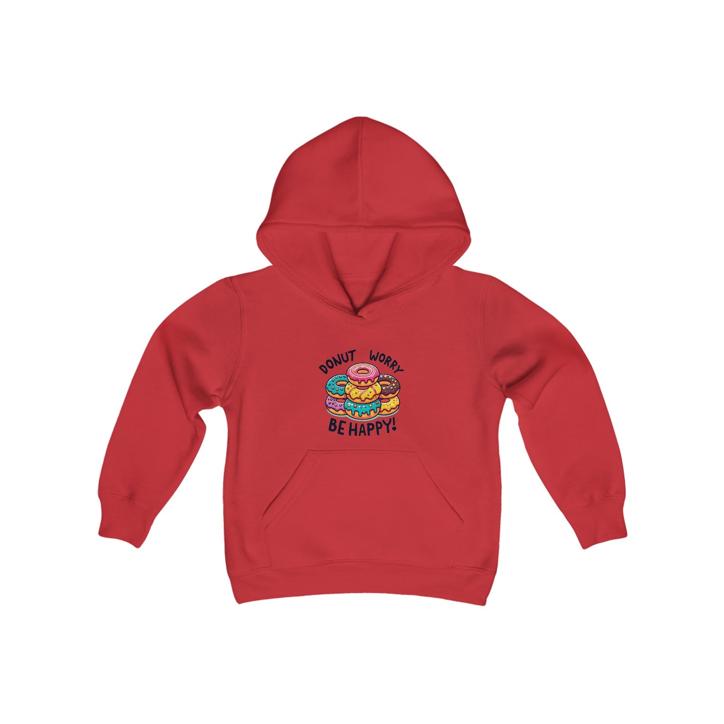 Donut Worry, Be Happy! Youth Hoodie