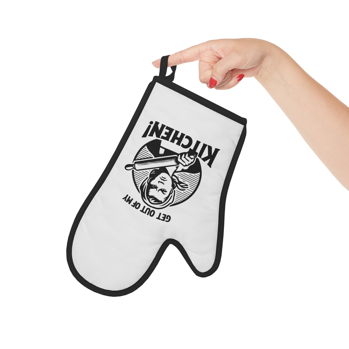 Get Out Of My Kitchen Oven Mitt